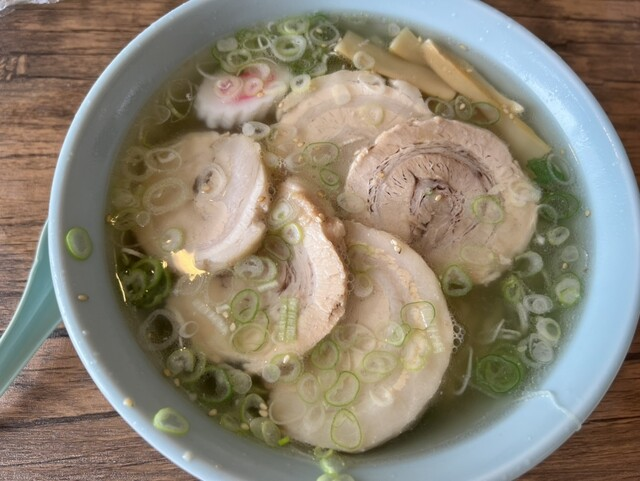 高林産直食堂の塩チャーシューメン
